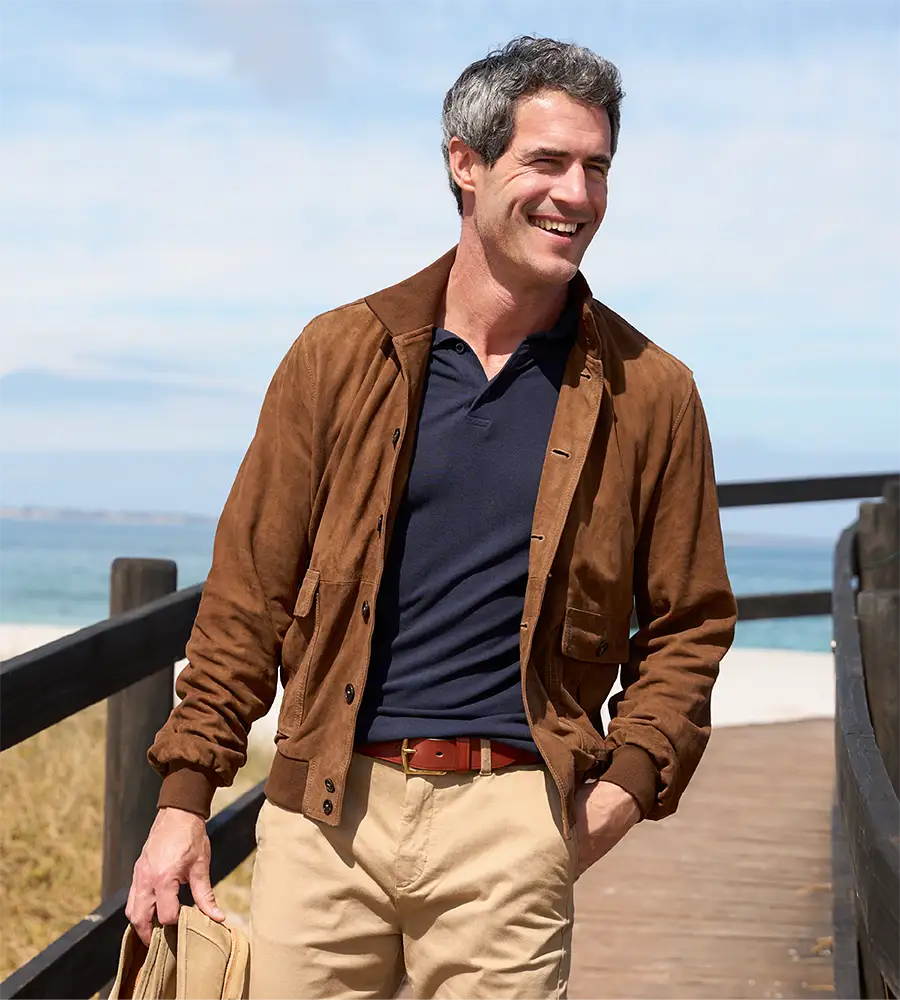 Marcello Franchetti Wildlederjacke